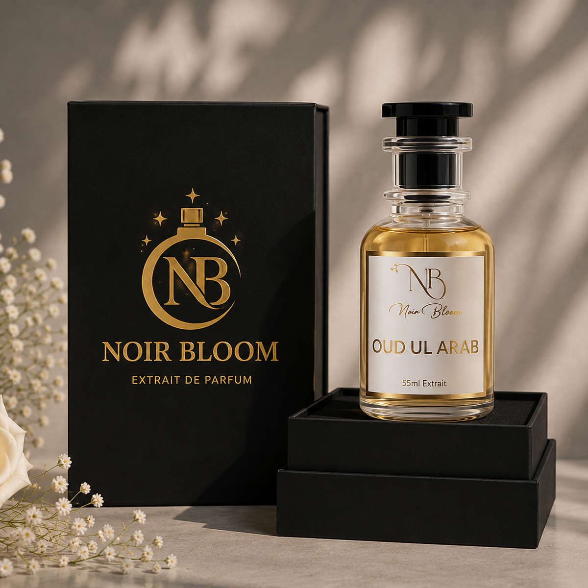 Noir Bloom Oud Ul Arab Extrait de Parfum 55ml